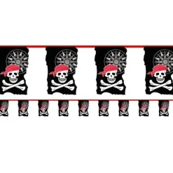 Skull & Crossbone Pirate Bunting - 10M
