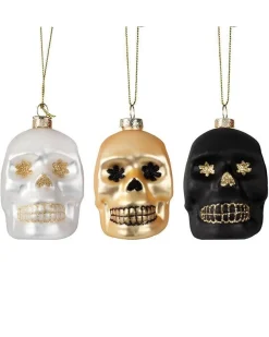 Skull Tree Decorations (3Pk)