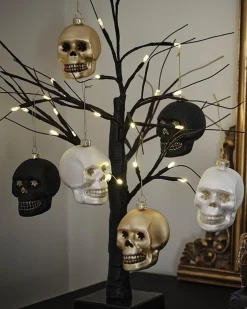 Skull Tree Decorations (3Pk)