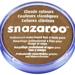 Snazaroo Beige Brown Face Paint - 18Ml
