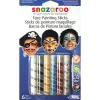 Snazaroo Boys Face Painting Sticks (6Pk)