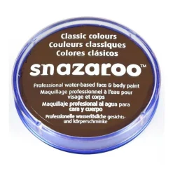 Snazaroo Dark Brown Face Paint - 18Ml