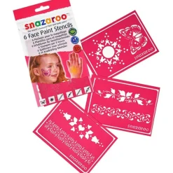 Snazaroo Face Paint Stencils (6Pk)
