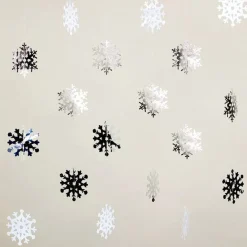 Snowflake Hanging String Decoration - 2.1M (6Pk)