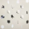 Snowflake Hanging String Decoration - 2.1M (6Pk)