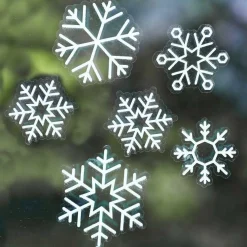 Snowflake Window Stickers (24Pk)