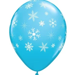 Snowflakes & Sparkles Blue Balloon - 11