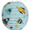 Space Blue Paper Lantern Decoration - 22Cm