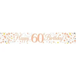 Sparking Fizz 'Happy 60Th Birthday' Banner - 2.7M
