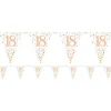 Sparking Fizz 18Th Foil Bunting - 3.9M