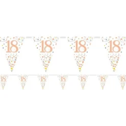 Sparking Fizz 18Th Foil Bunting - 3.9M