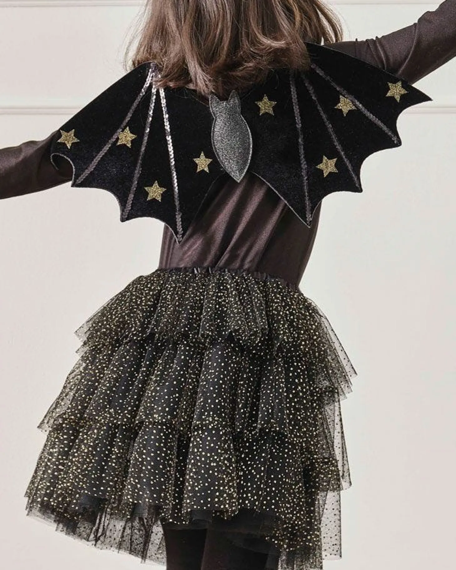 Sparkle Black & Gold Tiered Tutu - 5-7 Years