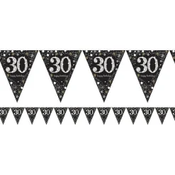 Sparkling Celebration 30Th Foil Bunting - 4M