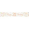 Sparkling Fizz 'Happy 21St Birthday' Banner - 2.7M