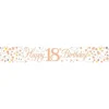 Sparkling Fizz 'Happy 18Th Birthday' Banner - 2.7M