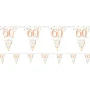 Sparkling Fizz 60Th Foil Bunting - 3.9M
