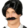 Spooky Family Dad Wig & Moustache