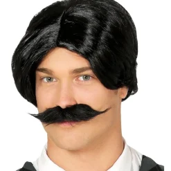 Spooky Family Dad Wig & Moustache