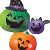 Spooky Pumpkin Stacker Supershape Balloon - 33" Foil