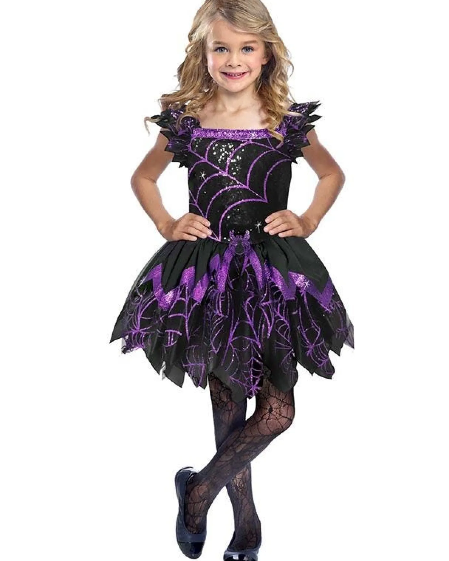 Spooky Spiders Witch - Childs Costume
