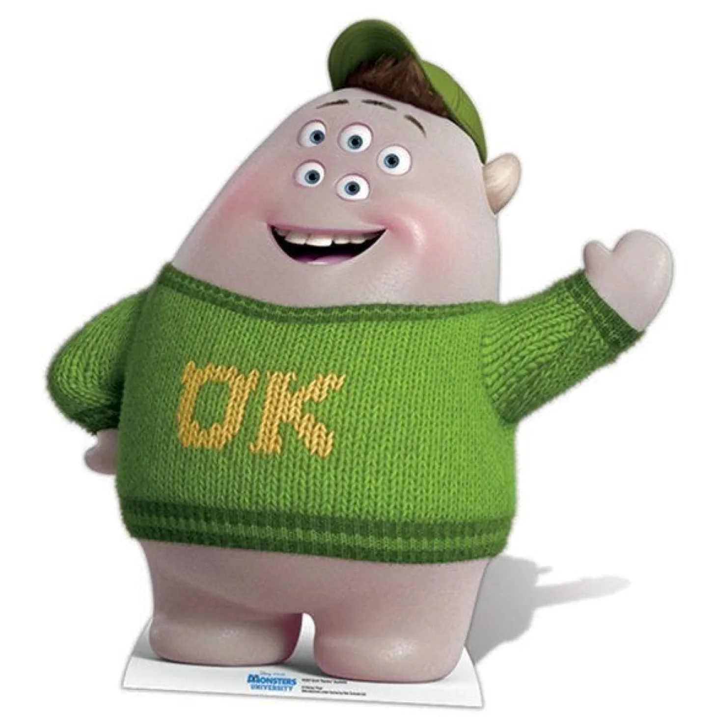Squishy Monster University Cardboard Cutout - 110Cm X 99Cm