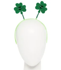 St Patrick's Day Glitter Shamrock Headband