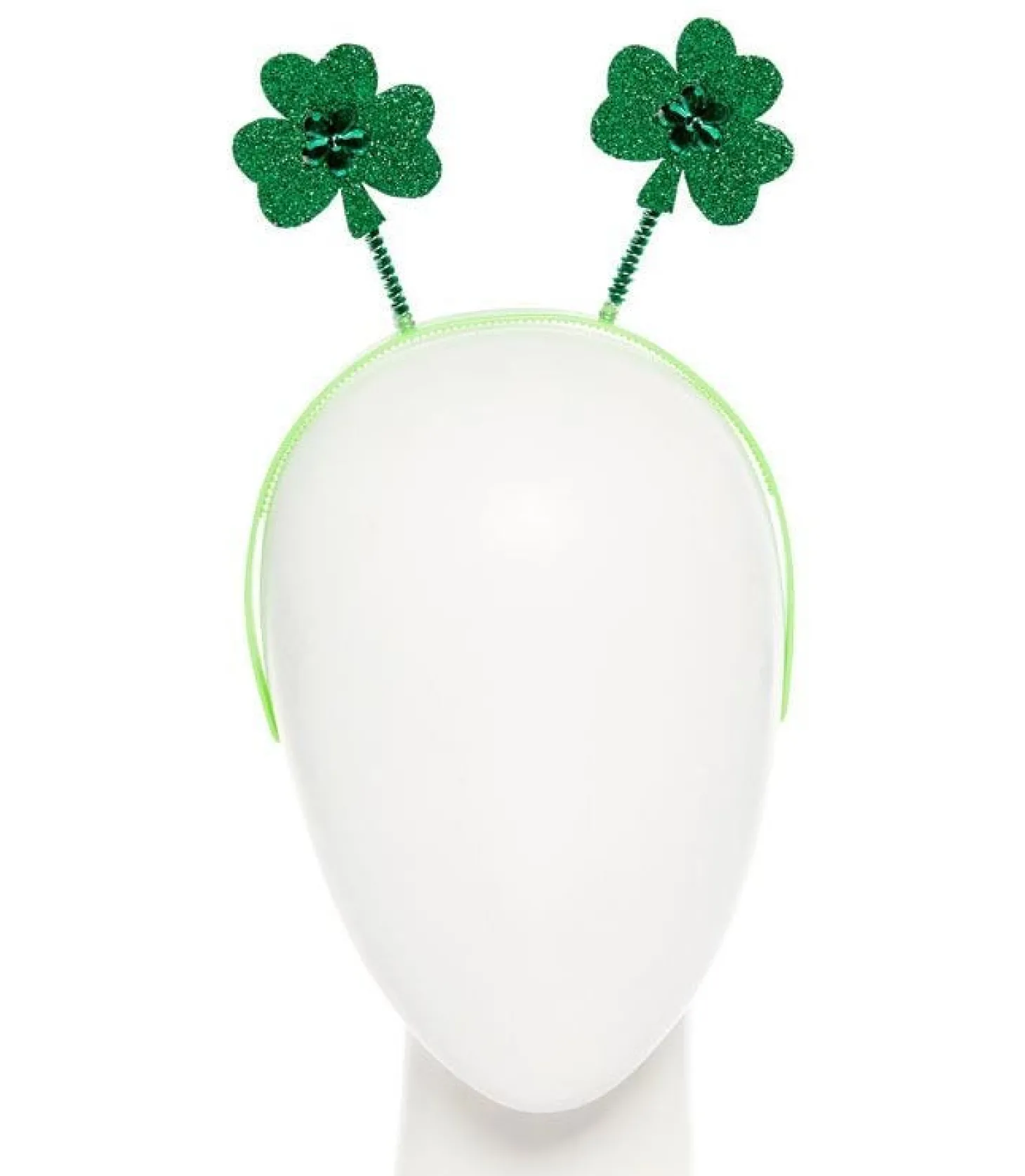 St Patrick's Day Glitter Shamrock Headband