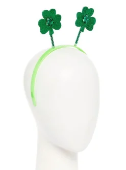 St Patrick's Day Glitter Shamrock Headband