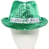 St Patrick's Day Sequin Fedora Hat