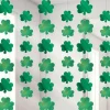 St Patrick's Day Shamrock Hanging Strings - 2.1M (6Pk)