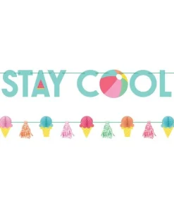 Stay Cool' Paper Banner Kit (2Pk)