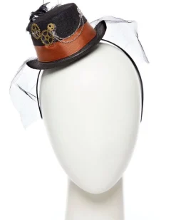 Steampunk Gear Mini Top Hat