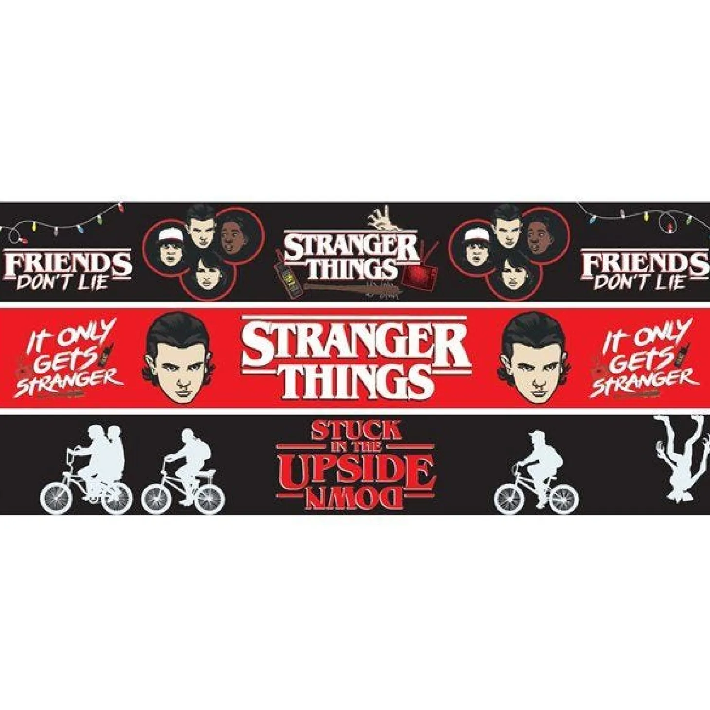 Stranger Things Paper Banners - 1M (3Pk)