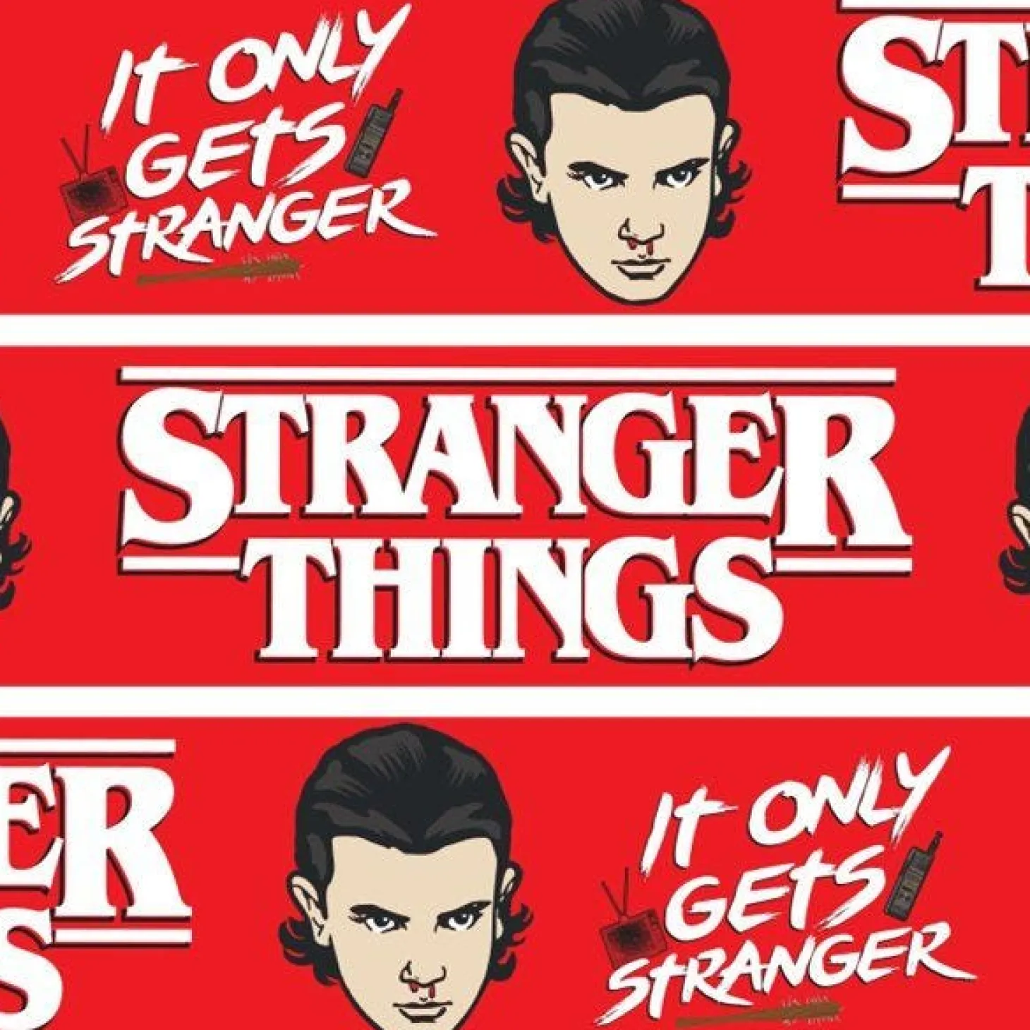 Stranger Things Paper Banners - 1M (3Pk)