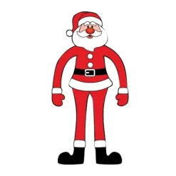 Stretchy Father Christmas - 12Cm