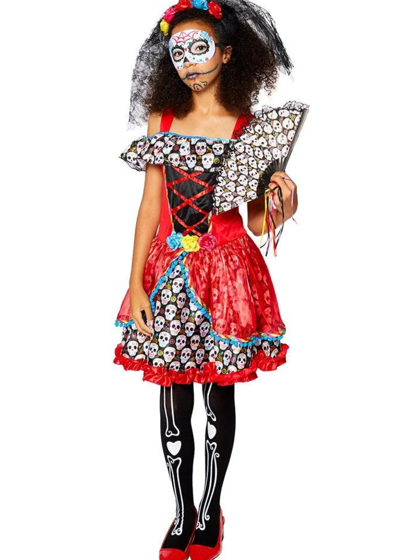 Sugar Skull Senorita - Teen Costume