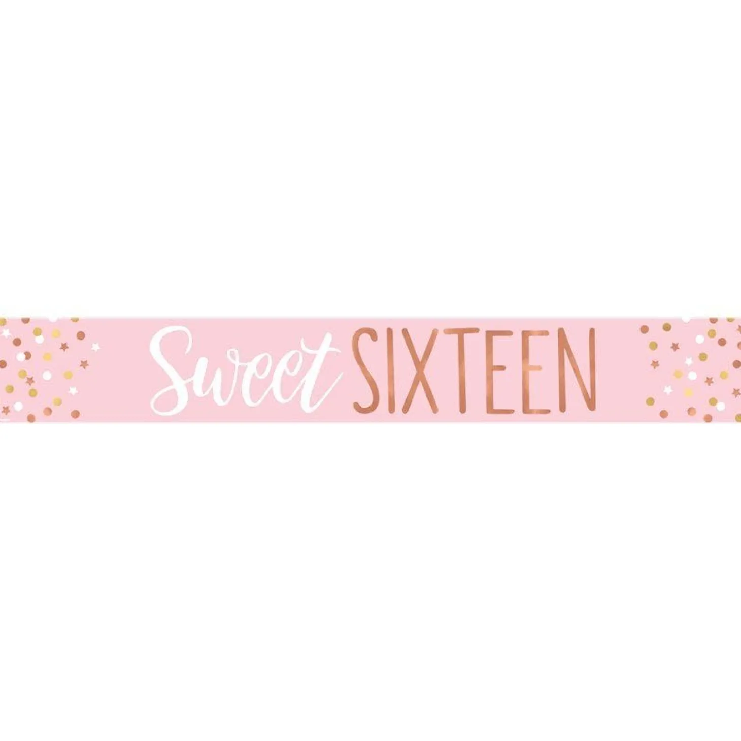 Sweet Sixteen Paper Banners - 1M (3Pk)