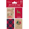 Tartan Gift Tags (20Pk)