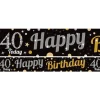 40Th Birthday Paper Banners - 1M (3Pk)
