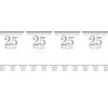 25Th Silver Sparkling Wedding Anniversary Flag Bunting - 4M