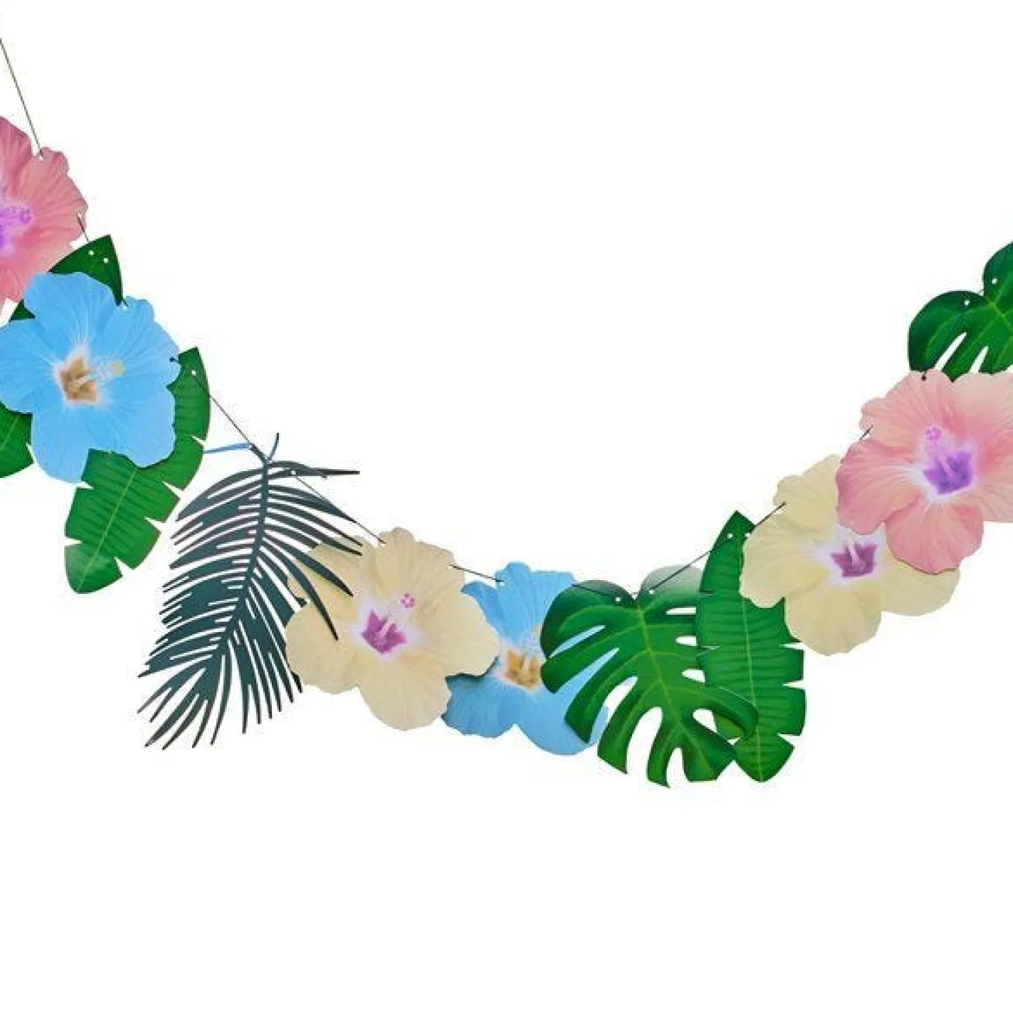 Tiki Tropics Paper Palms Garland