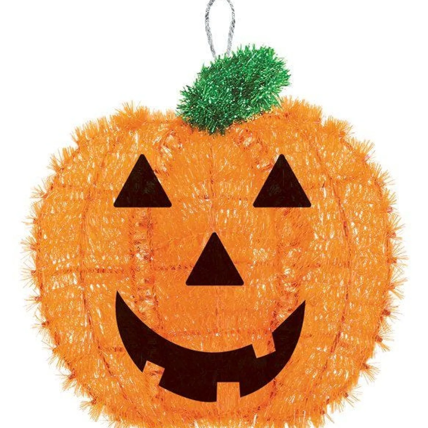 Tinsel Pumpkin - 33Cm