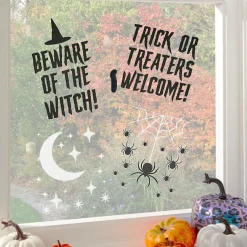 Trick Or Treat Window Clings (4Pk)