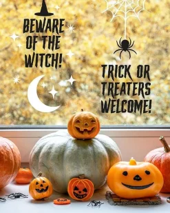 Trick Or Treat Window Clings (4Pk)