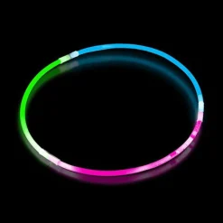 Tri-Colour Glow Necklace - 60Cm (4Pk)