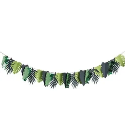 Tropical Leaf Paper Garland - 2M
