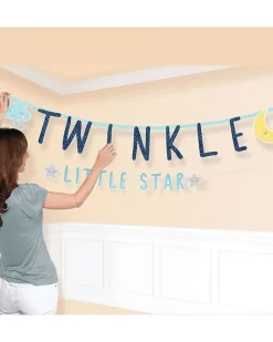 Twinkle Little Star Jumbo Paper Letter Banner - 1.8M