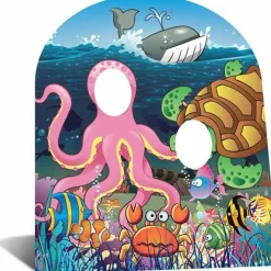 Under The Sea Stand-In Cardboard Photo Prop - 118Cm X 95Cm