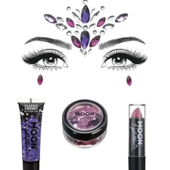 Unicorn Glitter Face And Body Gem Kit