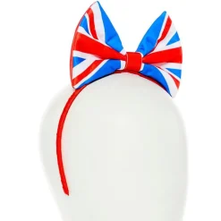 Union Jack Bow Headband